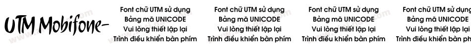 UTM Mobifone字体转换